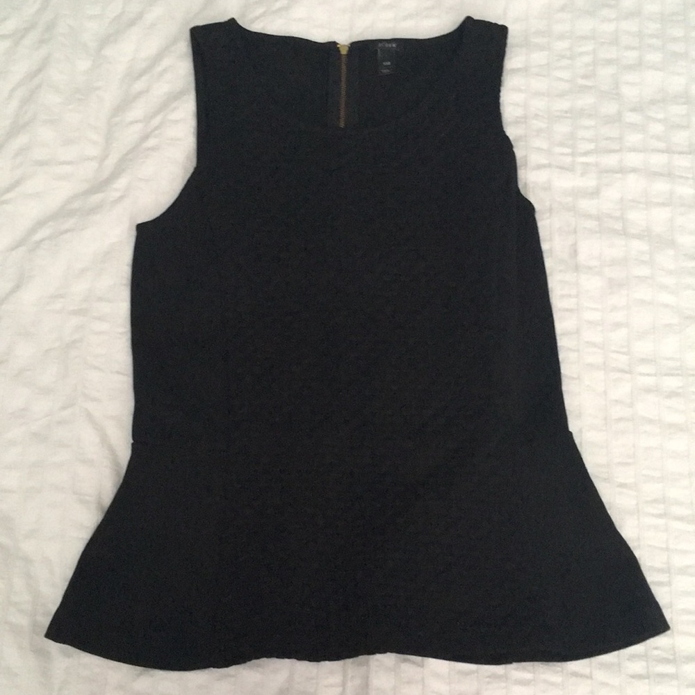 J Crew peplum top